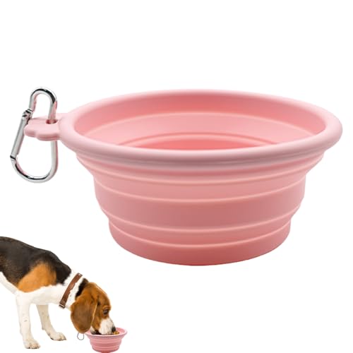 Tragbarer Hundenapf | Klappbarer Futter- Und Wassernapf Für Hunde Und Katzen - Trocken- Und Nassfutter Behälter, Auslaufsichere Silikonschale Für Camping, Wandern & Unterwegs - Für Kleine & Mittelgro Tragbarer Hundenapf | Klappbarer Futter- Und Wassernapf Für Hunde Und Katzen - Trocken- Und Nassfutter Behälter, Auslaufsichere Silikonschale Für Camping, Wandern & Unterwegs - Für Kleine & Mittelgro von Opvonxeh