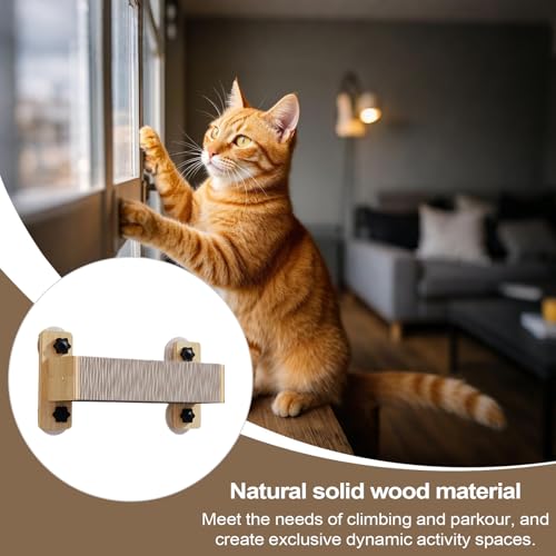 Wall Mounted Cat Furniture, Space-Saving Cat Shelves, Natural Climbing Perch, Scratching Tower Tree, Elevated Kitten Stairs for Window View, Home Decor, Indoor Activity, Outdoor Exploration Wall Mounted Cat Furniture, Space-Saving Cat Shelves, Natural Climbing Perch, Scratching Tower Tree, Elevated Kitten Stairs for Window View, Home Decor, Indoor Activity, Outdoor Exploration von Opvonxeh