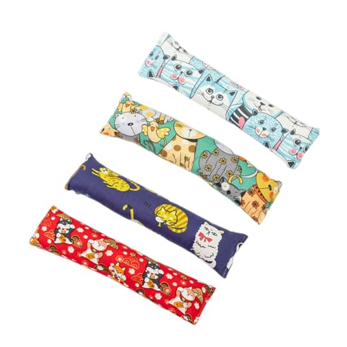 OralGos Katzenspielzeug, Druckkissen, Katzenminze, Spielzeug, beißfest, Katzenschleifen, Kauspielzeug, Kätzchen, Angstlinderung, Geschenk, 4 Stück OralGos Katzenspielzeug, Druckkissen, Katzenminze, Spielzeug, beißfest, Katzenschleifen, Kauspielzeug, Kätzchen, Angstlinderung, Geschenk, 4 Stück von OralGos