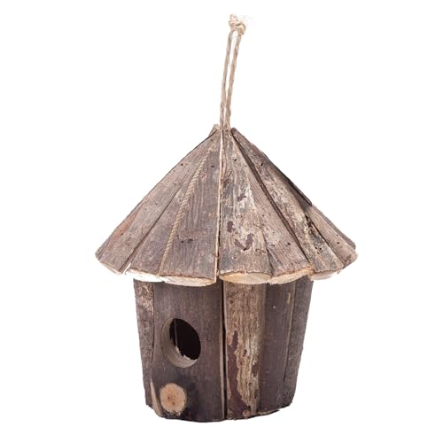 OralGos Kolibri Käfig Haus Outdoor Käfig Nest Box Nest Käfig Stehende Verstecke Kolibri Spielzeug für kleine Vogel von OralGos