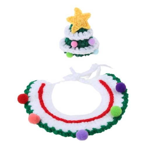 OralGos Weihnachtsmütze für Katzen, gestrickt, Lätzchen-Set, Hunde-Party, Kostüm, Cosplay, Kostüm, Festival, Druck, Bandana, Foto-Requisiten für Welpen OralGos Weihnachtsmütze für Katzen, gestrickt, Lätzchen-Set, Hunde-Party, Kostüm, Cosplay, Kostüm, Festival, Druck, Bandana, Foto-Requisiten für Welpen von OralGos