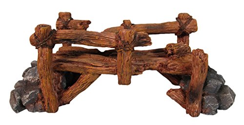 ORBIT OB-4465 Baumstamm-Brücke, Höhle, Aquariendekoration, Polyresin von Orbit