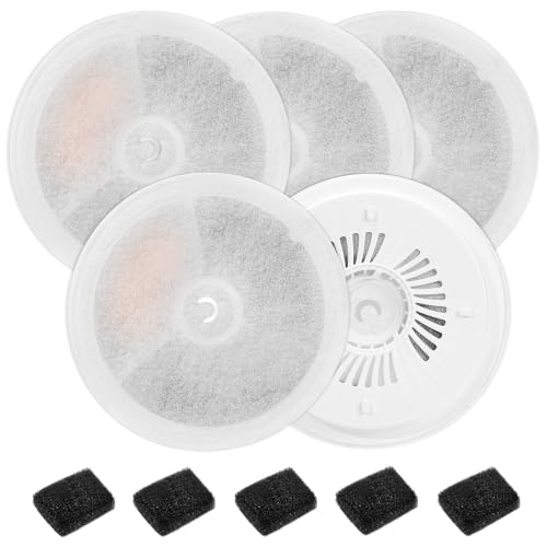 5 Stück Katzenbrunnen Filter und 5 Stück Pumpe Schwamm, Verbessert Filter Units 3.0 mit Harz und Aktivkohle für 2L/1.8L Automatische intelligenter Katzenbrunnen (Ever Weet 2S/3/3 Pro/Solo/Solo SE) von OrdasPet