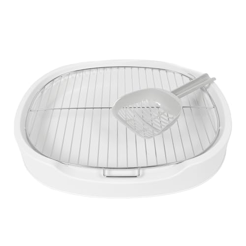 Hunde Töpfchen Toilette, Haustier Trainings Tablett Welpen PIPI Pad Halter Metallgitter Pads Tablett Hunde Toiletten Töpfchen Trainer Haustier Katzentoilette für 3,3 Bis 13,2 Hunde Töpfchen Toilette, Haustier Trainings Tablett Welpen PIPI Pad Halter Metallgitter Pads Tablett Hunde Toiletten Töpfchen Trainer Haustier Katzentoilette für 3,3 Bis 13,2 von Oreilet