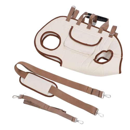 Hundelift -Kabelbaum -Rucksackträger, Haustierstütze Sling Lift Verstellbar Gepolsterte Atmungsaktive Träger für Kleine Welpen, Ganzkörperhundschlinge -Träger für den Freien (XL) von Oreilet