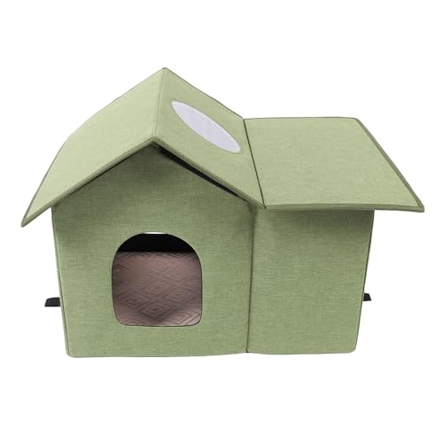Katzenhäuser für Katzen Im Freien, Faltbare Warme Haustierhöhle für Wintertiere, Wetterfester Unterschlupf für Wilde Katzen, Katzenhöhle, Kitty-Katzenhäuser, 19,7 X 13 X 16,5 Katzenhäuser für Katzen Im Freien, Faltbare Warme Haustierhöhle für Wintertiere, Wetterfester Unterschlupf für Wilde Katzen, Katzenhöhle, Kitty-Katzenhäuser, 19,7 X 13 X 16,5 von Oreilet