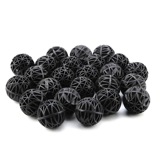 Oreilet 50pcs Aquariumfilter, Fischtankfilter, Bio -poröser Filter für Fischtank, Teich und Aquarium (56 mm mit Baumwolle) von Oreilet