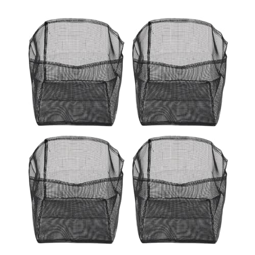 Oreilet Aquatische Teichpflanztaschen, 4pcs 1/16 Zoll PVC Atmungsaktives Maschenwassergarten Pflanzenplanttöpfe für Teichmuster, für Anbau von Beuteln, Unterstützt EIN Gutes (Quadrat) von Oreilet