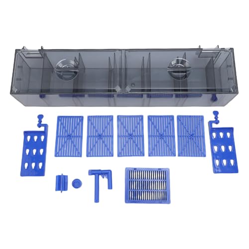 Oreilet Hängen Sie Aquariumfilter, 34 Gallonen Progressive Filterfilter Wasserfall Sauerstoffverbindungsfilter für 130L Fischtank, Süßwasser, Salzwasser, für Betta, (EU-Stecker 220V) von Oreilet