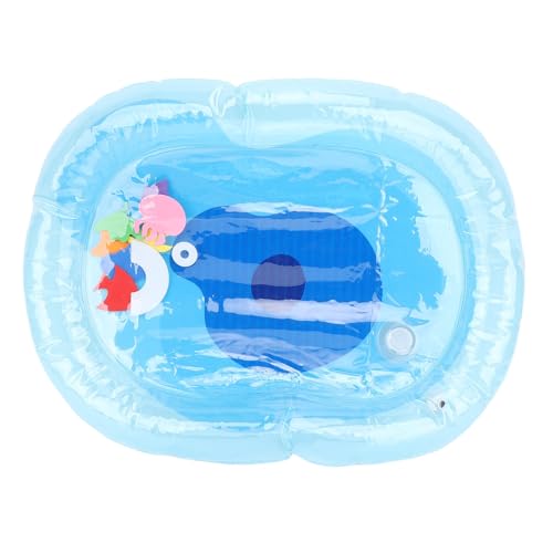 Oreilet Haustier Aufblasbares Wasserbett, Komfort PVC -Gel -Baumwoll -Sommermatte, Sensorisches Wasserspielbett, Multi Funktional Lang Anhaltende Schlafpolster für Katzen Hunde (L) von Oreilet