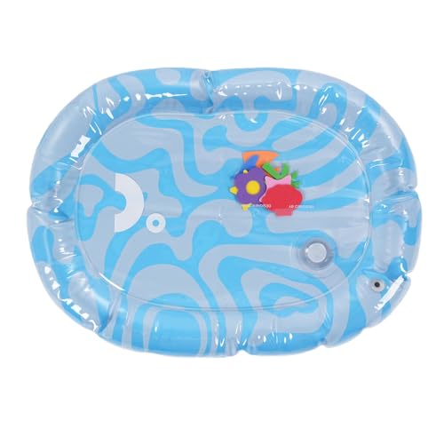 Oreilet Haustier Aufblasbares Wasserbett, Verdickte PVC -Gel -Baumwoll -Sommermatte, Sensorisches Wasserspielbett, Anti -Scratch -langlebiges Schlafpolster für Katzen Hunde (M) von Oreilet