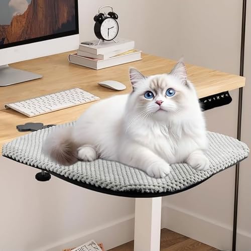 Oreilet Katzenschreibtischbett, Innenhochschreibtisch Barch Bett Haustiermatte, Stütze Bis zu 44 Pfund, Desktop Cat Hängematte Regal Möbel Abnehmbar für Heimbüro -Raumsparen Oreilet Katzenschreibtischbett, Innenhochschreibtisch Barch Bett Haustiermatte, Stütze Bis zu 44 Pfund, Desktop Cat Hängematte Regal Möbel Abnehmbar für Heimbüro -Raumsparen von Oreilet