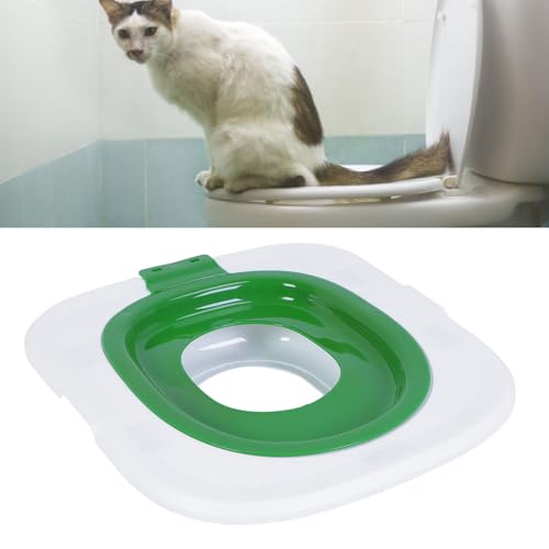 Oreilet Katzentoiletten Trainingsset, Langlebiges, Wiederverwendbares Katzentöpfchen Toiletten Trainingsset, Abnehmbares Katzentoiletten Trainingsset, Tragbarer Toiletten Katzenklo von Oreilet
