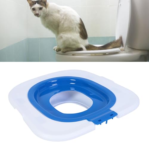 Oreilet Katzentoiletten Trainingsset, Langlebiges, Wiederverwendbares Katzentöpfchen Toiletten Trainingsset, Abnehmbares Katzentoiletten Trainingsset, Tragbarer Toiletten Katzenklo von Oreilet