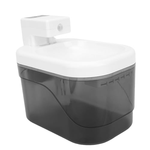 Oreilet Katzenwasserbrunnen, 2L Automatischer Haustierwasserspender mit Bewegungssensor, Hundwasserbrunnen für Katzen Hunde Haustiere Trinken, 8,27x5,5x6,5 Zoll von Oreilet