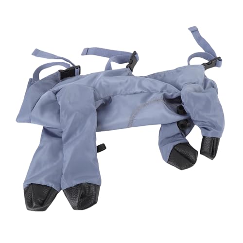 Oreilet Regenfeste Hundehose, Premium -Anti -Schmutzhosen -Hunde Regenstiefel für Gehen Im Freien, Atmungsaktive Pfotenschutz für Regnerische (XXL) von Oreilet
