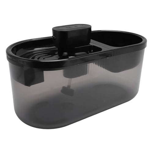 Trinkbrunnen für Haustiere mit Futternapf, 4,5 l großer Wasserspender mit eingebautem Filter, automatischer Wasserspender für Katzen Hunde, langsam trinkender Hundewassernapf Trinkbrunnen für Haustiere mit Futternapf, 4,5 l großer Wasserspender mit eingebautem Filter, automatischer Wasserspender für Katzen Hunde, langsam trinkender Hundewassernapf von Oreilet