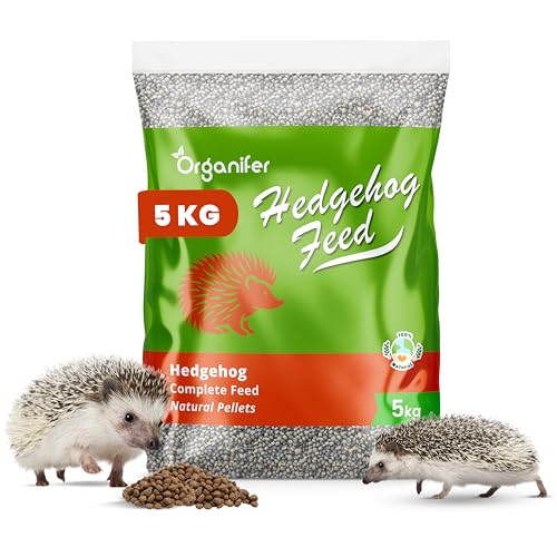 Igelfutter - Natürliche Stücke (5 Kg) - Speziell Für Igel, Hoher Proteingehalt, Reich An Fetten - Perfektes Kalzium-Phosphor-Gleichgewicht - Vorbeugung Von MBD - Alle Jahreszeiten - Organifer von Organifer