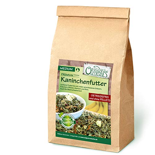 Original-Leckerlies: Premium Kaninchenfutter - medium 2,5 kg, ***TOP Qualität*** GETREIDEFREI Kaninchenfutter, Nagerfutter, Meerschweinchenfutter, Naturprodukt für Nager ohne Pellets Original-Leckerlies: Premium Kaninchenfutter - medium 2,5 kg, ***TOP Qualität*** GETREIDEFREI Kaninchenfutter, Nagerfutter, Meerschweinchenfutter, Naturprodukt für Nager ohne Pellets von Original-Leckerlies