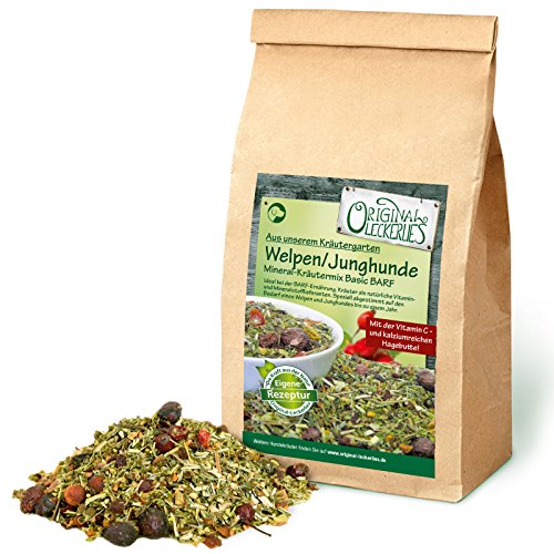 Original-Leckerlies: Welpen-Kräutermix Basic, 250g Hundekräuter, Kräuter für Hunde, Junghunde, Junge Hunde, Hundefutter- Naturprodukt für Hunde, barfen Original-Leckerlies: Welpen-Kräutermix Basic, 250g Hundekräuter, Kräuter für Hunde, Junghunde, Junge Hunde, Hundefutter- Naturprodukt für Hunde, barfen von Original-Leckerlies