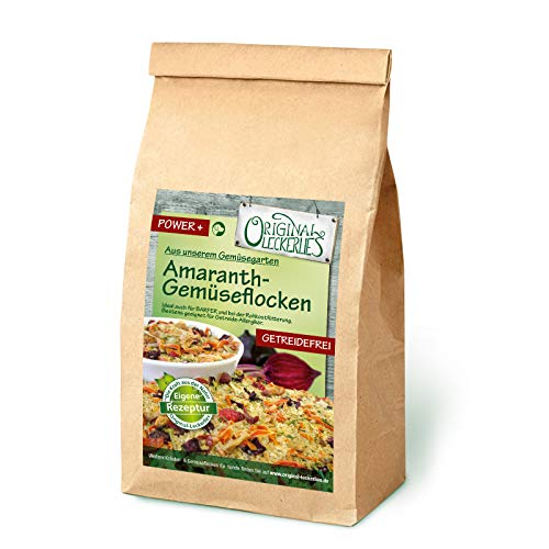 Original-Leckerlies: Amaranth-Gemüseflocken, 1 kg getreidefrei Gemüseflocken, Hundeflocken, Hundefutter, Naturprodukt für Hunde, barfen von Original-Leckerlies