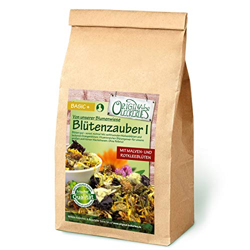 Original-Leckerlies: Blütenzauber I 500 g, ***Premium Qualität*** – getreidefrei – Kaninchenfutter, Nagerfutter, Meerschweinchenfutter, 100% Naturprodukt für Nager mit leckeren Blüten Original-Leckerlies: Blütenzauber I 500 g, ***Premium Qualität*** – getreidefrei – Kaninchenfutter, Nagerfutter, Meerschweinchenfutter, 100% Naturprodukt für Nager mit leckeren Blüten von Original-Leckerlies
