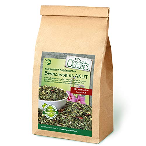 Original-Leckerlies: Bronchosamt AKUT Kräutermix, 250g Hundekräuter, mit dem wertvollen Ysopkraut, Kräuter für Hunde, Hundefutter - Naturprodukt für Hunde, barfen Original-Leckerlies: Bronchosamt AKUT Kräutermix, 250g Hundekräuter, mit dem wertvollen Ysopkraut, Kräuter für Hunde, Hundefutter - Naturprodukt für Hunde, barfen von Original-Leckerlies