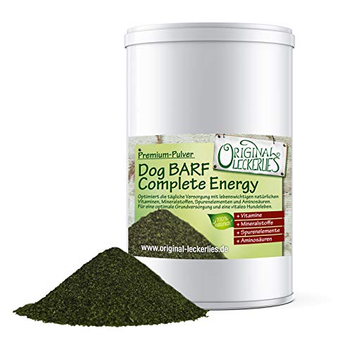 Original-Leckerlies: Dog Barf Complete Energy 100 g - natürlicher Vitamin-, Mineralien-, Spurenelement- und Aminosäurenlieferant, Lebensmittelqualität, Naturprodukt für Hunde, barfen von Original-Leckerlies