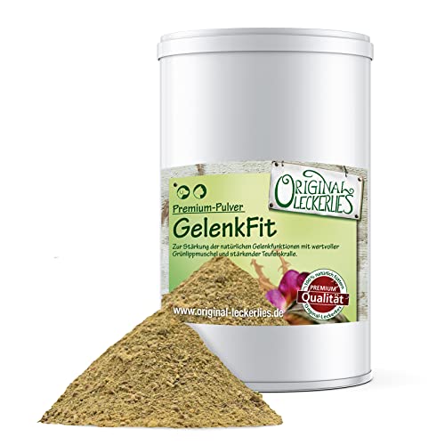 ORIGINAL LECKERLIES: GelenkFit – Pulver I natürliche Unterstützung der Gelenke und des Bindegewebes I 100% Natur I für mehr Bewegungsfreude (100 g) von ORIGINAL LECKERLIES
