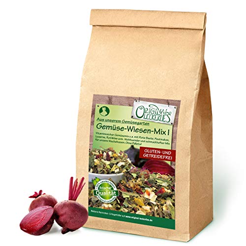 Original-Leckerlies: Gemüse-Wiesen-Mix I 1kg, ***Premium Qualität*** – getreidefrei – Kaninchenfutter, Nagerfutter, Meerschweinchenfutter, 100% Naturprodukt für Nager mit Gemüse und Kräutern Original-Leckerlies: Gemüse-Wiesen-Mix I 1kg, ***Premium Qualität*** – getreidefrei – Kaninchenfutter, Nagerfutter, Meerschweinchenfutter, 100% Naturprodukt für Nager mit Gemüse und Kräutern von Original-Leckerlies