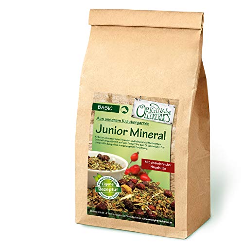 Original-Leckerlies: Junior-Mineral-Kräutermix, 500g Pferdekräuter, Kräuter für Pferde, Pferdefutter, Futterergänzung, Naturprodukt für Pferde Original-Leckerlies: Junior-Mineral-Kräutermix, 500g Pferdekräuter, Kräuter für Pferde, Pferdefutter, Futterergänzung, Naturprodukt für Pferde von Original-Leckerlies