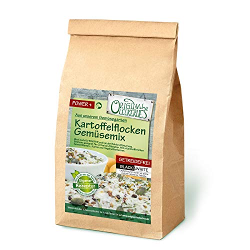 ORIGINAL LECKERLIES® Kartoffelflocken-Gemüsemix, 1 kg getreidefreie Gemüseflocken, Hundeflocken, Hundefutter- Naturprodukt für Hunde, barfen ORIGINAL LECKERLIES® Kartoffelflocken-Gemüsemix, 1 kg getreidefreie Gemüseflocken, Hundeflocken, Hundefutter- Naturprodukt für Hunde, barfen von ORIGINAL LECKERLIES