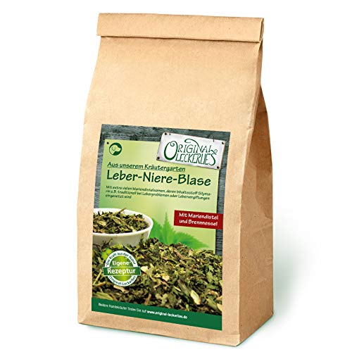 Original-Leckerlies: Leber-Niere-Blase-Kräutermix Basic, 100g Hundekräuter, Kräuter für Hunde, Hundefutter- Naturprodukt für Hunde, barfen von Original-Leckerlies