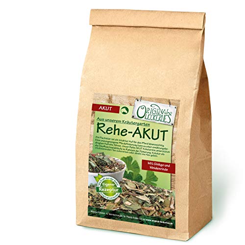 Original-Leckerlies: Rehe-AKUT-Kräutermix, 1kg Pferdekräuter, Kräuter für Pferde, Pferdefutter, Futterergänzung, Naturprodukt für Pferde Original-Leckerlies: Rehe-AKUT-Kräutermix, 1kg Pferdekräuter, Kräuter für Pferde, Pferdefutter, Futterergänzung, Naturprodukt für Pferde von Original-Leckerlies