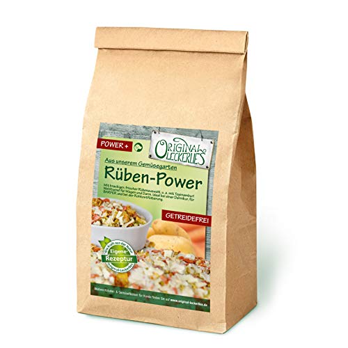 Original-Leckerlies: Rüben-Powermix, 1kg getreidefreie Gemüseflocken, Hundeflocken, Hundefutter- Naturprodukt für Hunde, barfen von Original-Leckerlies