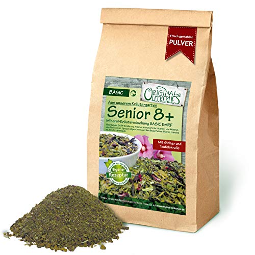 Original-Leckerlies: Senior-Kräutermix Basic **Pulver**, 250g Hundekräuter in Pulverform, Kräuter für Hunde, Hundefutter- Naturprodukt für Hunde, barfen Original-Leckerlies: Senior-Kräutermix Basic **Pulver**, 250g Hundekräuter in Pulverform, Kräuter für Hunde, Hundefutter- Naturprodukt für Hunde, barfen von Original-Leckerlies