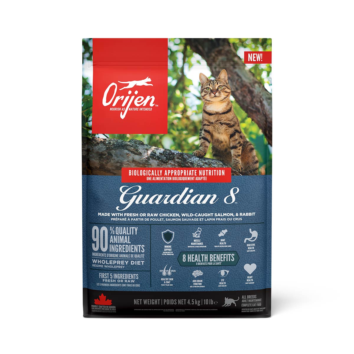 ORIJEN Cat Guardian 8 2x4,5kg ORIJEN Cat Guardian 8 2x4,5kg von Orijen