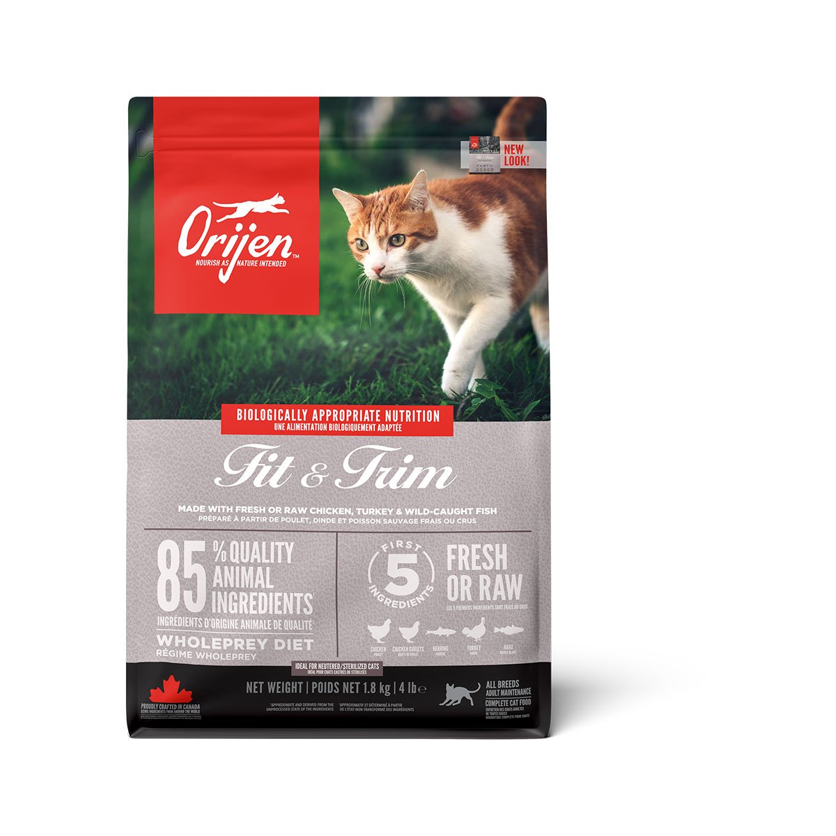 Orijen Cat Fit und Trim 1,8kg Orijen Cat Fit und Trim 1,8kg von Orijen