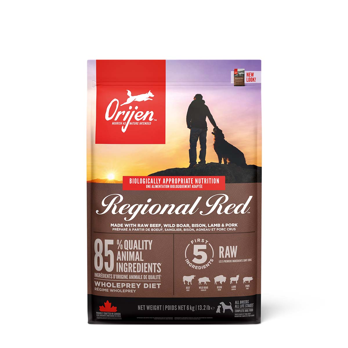 Orijen Dog Regional Red 6kg Orijen Dog Regional Red 6kg von Orijen