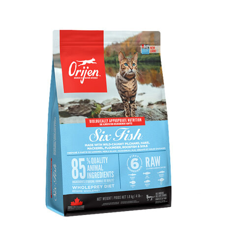 Orijen Six Fish Cat Whole Prey - 2 x 1,8 kg von Orijen