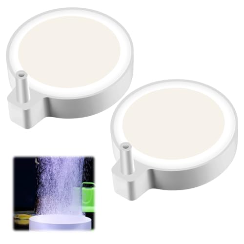 2 Stück Nano Sprudelstein für Aquarium, Durchmesser 5cm Luftstein Aquarium LuftausströMer, Ultra-Mikroblasen Aquariumluftsteine, Geräuschloser Nano-Luftstein für Aquarien Bis Zu 60cm, Eimer, Teiche 2 Stück Nano Sprudelstein für Aquarium, Durchmesser 5cm Luftstein Aquarium LuftausströMer, Ultra-Mikroblasen Aquariumluftsteine, Geräuschloser Nano-Luftstein für Aquarien Bis Zu 60cm, Eimer, Teiche von Orixo