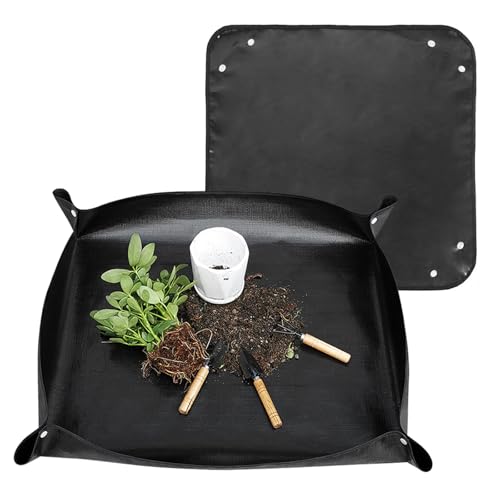 2 Stück Pflanzmatte, Pflanzunterlage, Pflanzmatte 100x100 cm, Faltbare wasserdichte Gartenmatte Pflanzmatte, Auslaufsicher, wasserdichte Gartenmatte, für Umpflanzen, Beschneiden 2 Stück Pflanzmatte, Pflanzunterlage, Pflanzmatte 100x100 cm, Faltbare wasserdichte Gartenmatte Pflanzmatte, Auslaufsicher, wasserdichte Gartenmatte, für Umpflanzen, Beschneiden von Orixo