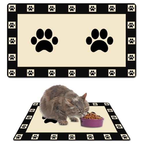 Napfunterlage Hunde und Katze 50×30 cm Hundenapf Unterlage, Saugfähige Schnelltrocknend Futtermatten für Haustier, rutschfeste Futternapf Unterlage Katzennapf für Haustiere Essen, Ausruhen, Fußmatten Napfunterlage Hunde und Katze 50×30 cm Hundenapf Unterlage, Saugfähige Schnelltrocknend Futtermatten für Haustier, rutschfeste Futternapf Unterlage Katzennapf für Haustiere Essen, Ausruhen, Fußmatten von Orixo