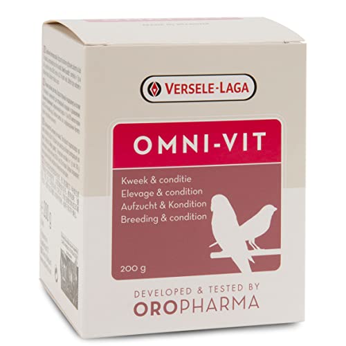 VERSELE-LAGA – Oropharma Omni-VIT – Vitaminmischung für Vögel – für die Zucht und einen optimalen Allgemeinzustand – 200 g von Versele-Laga
