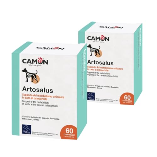 Artosalus Ergänzungsfuttermittel, Gesundheitsprodukte für Hunde und Katzen. Multipack-Angebot. Zwei Packungen mit je 60 Tabletten. Artosalus Ergänzungsfuttermittel, Gesundheitsprodukte für Hunde und Katzen. Multipack-Angebot. Zwei Packungen mit je 60 Tabletten. von Caseeto
