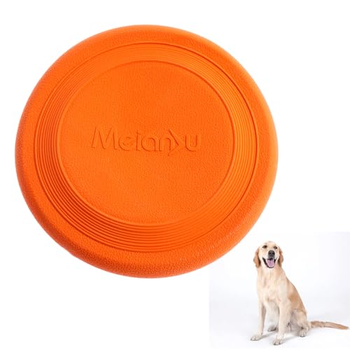 Ormromra Hund Fliegenscheibe, Hund Frisbee Unzerstörbar Frisby, Leichte Interaktive Hund Fliegende Scheibe, Gummi Schwimmende Fliegende Scheibe, Orange Frisbee Hundespielzeug, Hundetrainingsspielzeug Ormromra Hund Fliegenscheibe, Hund Frisbee Unzerstörbar Frisby, Leichte Interaktive Hund Fliegende Scheibe, Gummi Schwimmende Fliegende Scheibe, Orange Frisbee Hundespielzeug, Hundetrainingsspielzeug von Ormromra