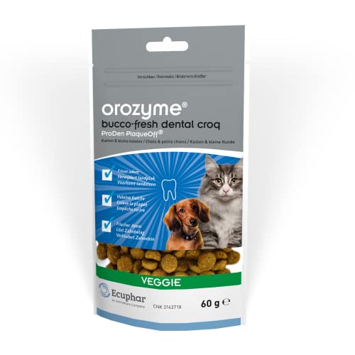 ecuphar Orozyme® Bucco-Fresh Dental Croq für kleine Hunde und Katzen - 60g von Orozyme