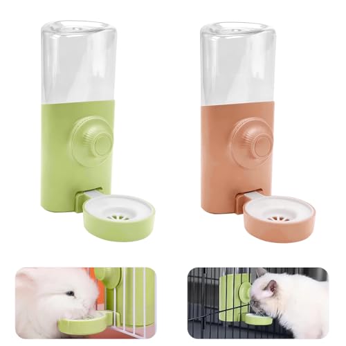 Orssmigs 2 STK Automatischer Wasserspender Kleintiere,600ml Kaninchen Trinkflasche Hängend Haustier Wasserflaschen für Meerschweinchen Hasen Chinchilla Igel Eichhörnchen (Grün) Orssmigs 2 STK Automatischer Wasserspender Kleintiere,600ml Kaninchen Trinkflasche Hängend Haustier Wasserflaschen für Meerschweinchen Hasen Chinchilla Igel Eichhörnchen (Grün) von Orssmigs