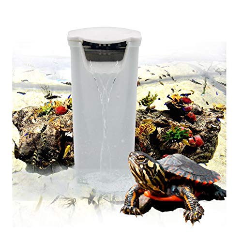 Aquarium-Innenfilter, 240 l/h, für Reptilien, Schildkröten, Aquarien, Wasserfall-Filter, niedriger Wasserstand, Wasserkreislauf, saubere Pumpe, Frosche, Krabben (240 l/h Wasserfallfilter) von OsAtNb