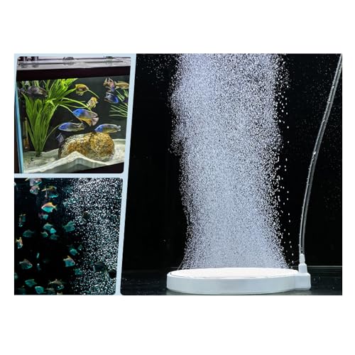 Aquarium Nano Air Stone, Ultra High Dissolved Fish Tank Oxygen Diffuser Bubbler, Hydroponics Nano Oxygen Belüfter Stone (C-100) von OsAtNb